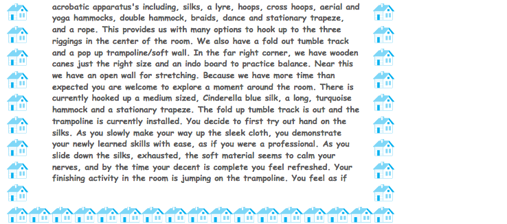 Dream house description essay